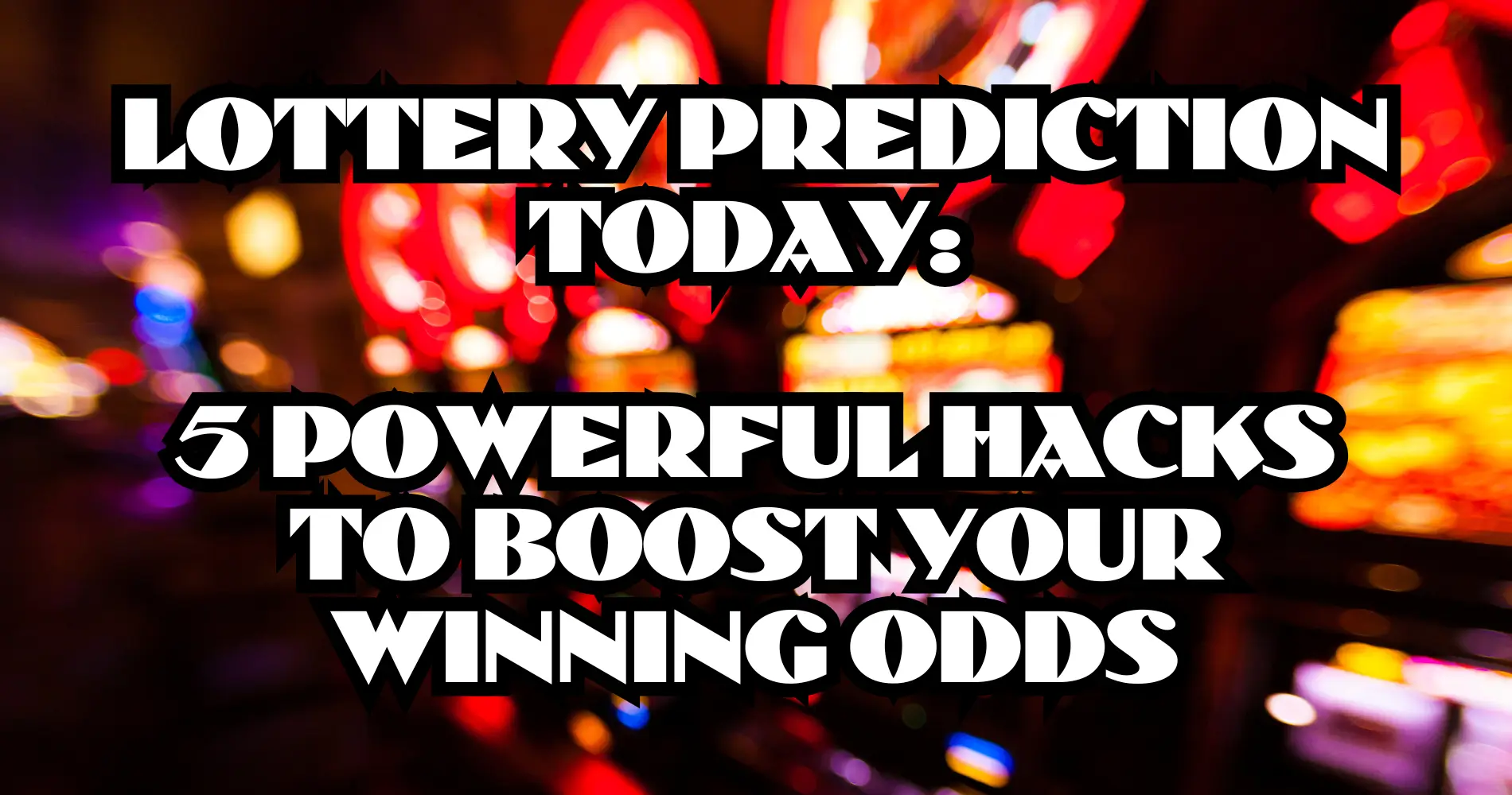 lottery prediction today